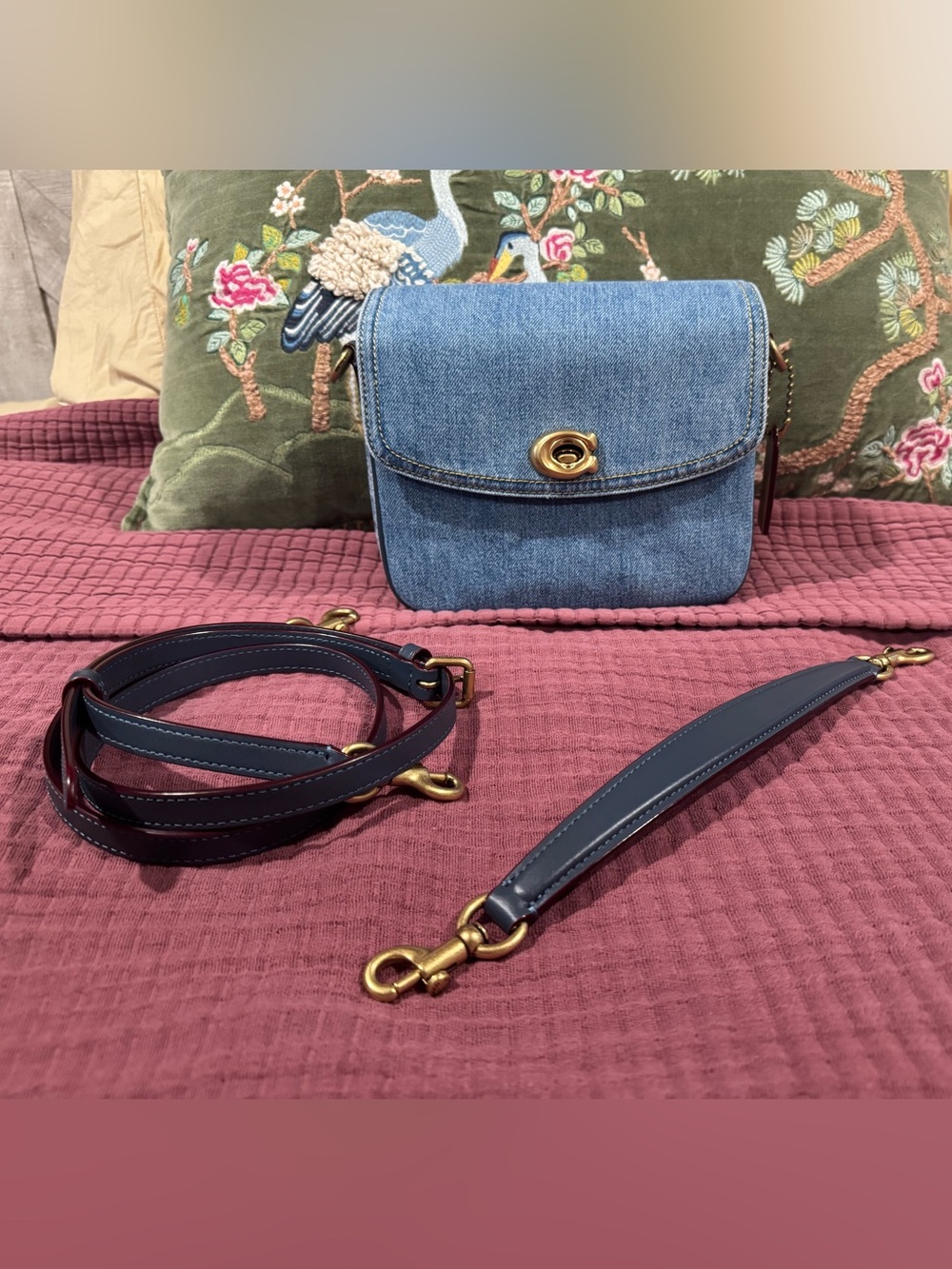 COACH Cassie 19 Denim Crossbody bag - Picture 10 of 10